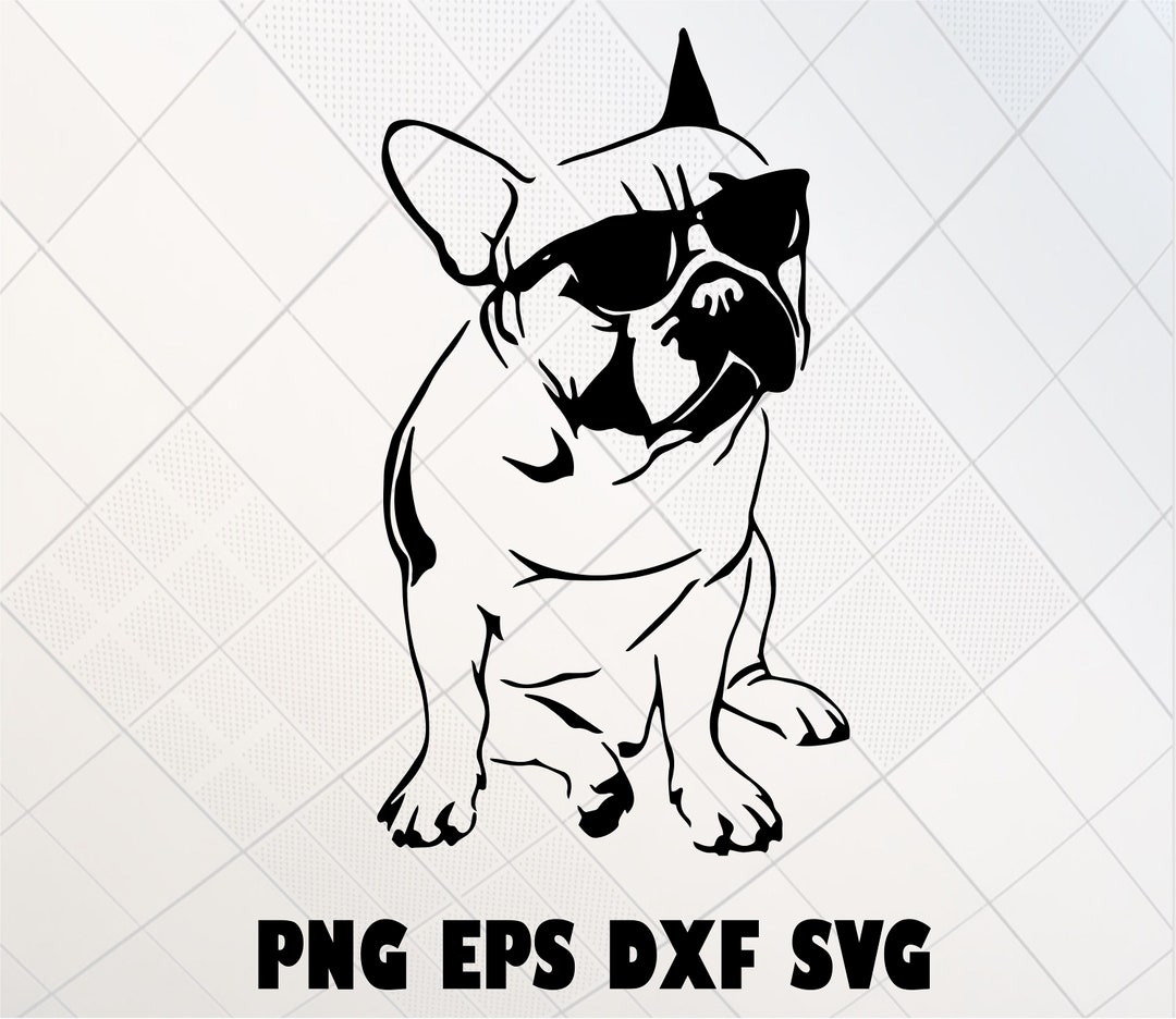 Bulldog Svg, Summer Dog Svg, Vacation Svg, Sunglasses Svg, Dog Svg ...