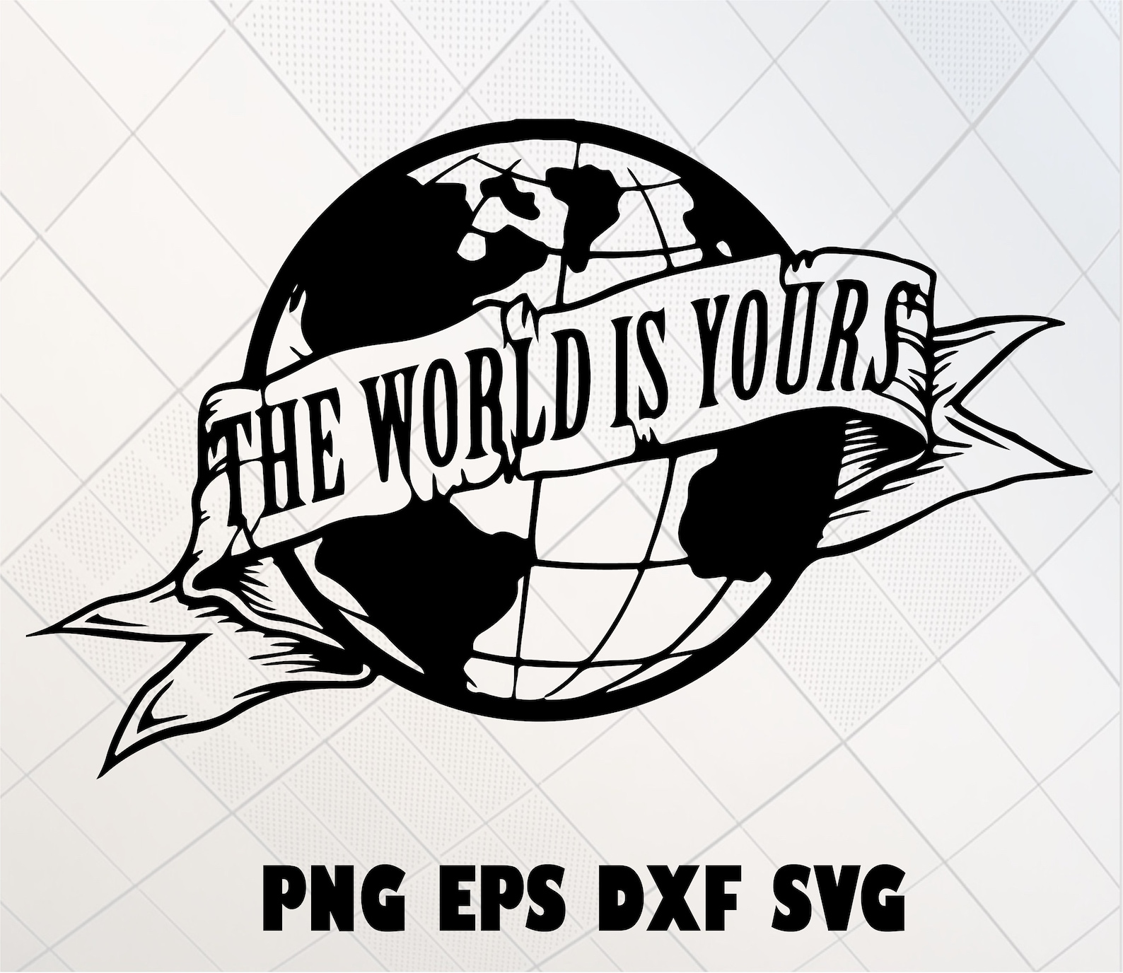 Эскиз the world is yours