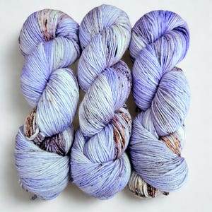 Tangled Webs Hand Dyed Yarn on Extrafine Superwash Merino