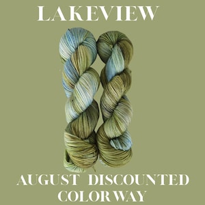 Lakeview Hand Dyed Superwash Merino Yarn