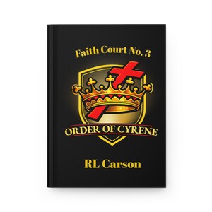 Order of Cyrene Journal, Custom Print Notepad, Notebook Cyrene Crusaders