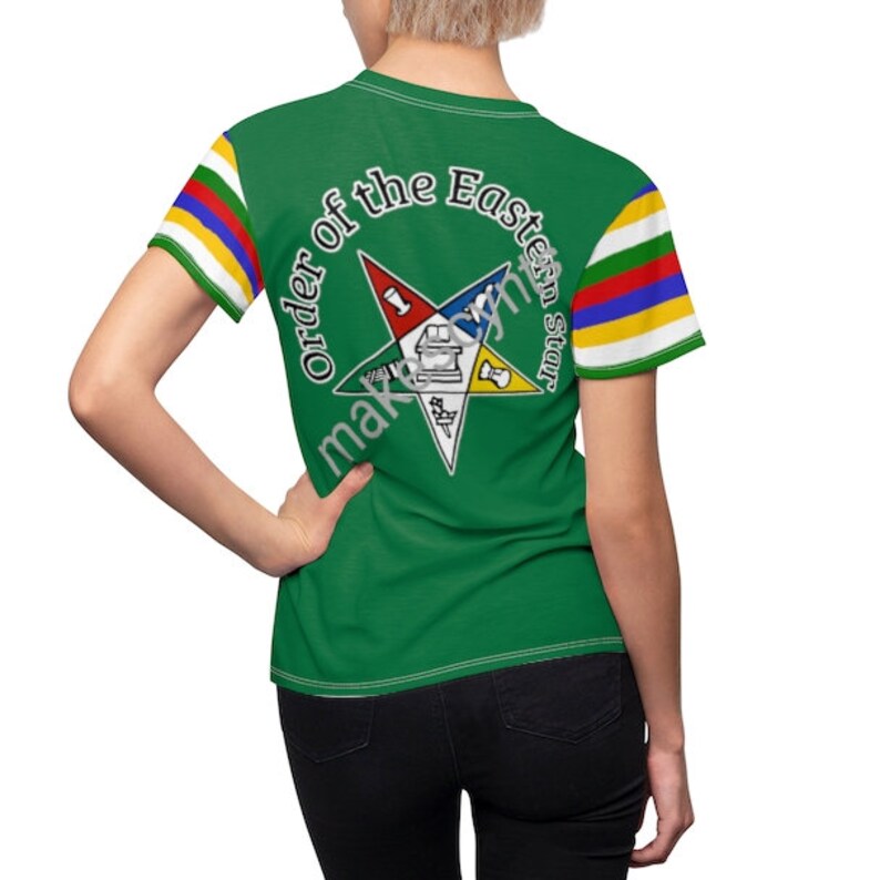 Order of the Eastern Star T-Shirt White O.E.S SUPER POWER T-SHIRT Order of the Eastern Star T-Shirt White O.E.S SUPER POWER T-SHIRT