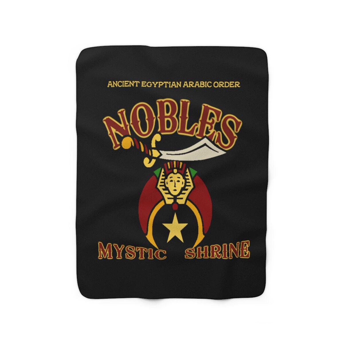 Shriners Blanket Custom Throw with Personalized Name AEAONMS Etsy