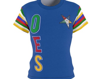 Order of the Eastern Star t-shirt OES aop Tee 1850 Star logo