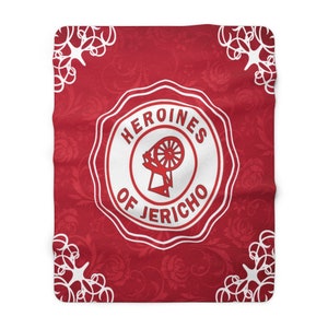 Heroines of Jericho Sherpa Fleece Blanket HOJ Throw Blanket OES