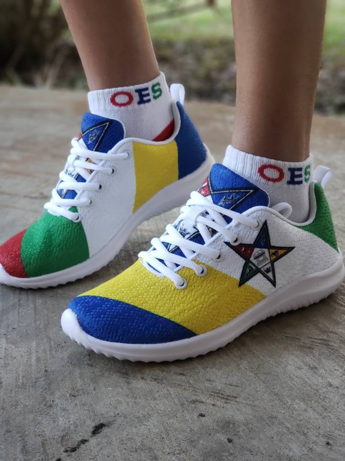 Order of the Eastern Star Shoes Women's Athletic Shoe OES Etsy