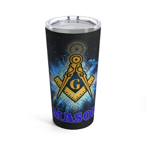 Masonic Mason Custom 20oz. Tumbler Freemason symbol