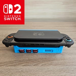 Nintendo Switch 2 Compact Slanted Dock Mount med spelautomater