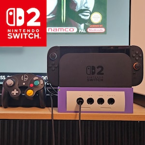 Nintendo Switch 2 Gamecube Dock Stand mit Funktionierenden Controller Ports