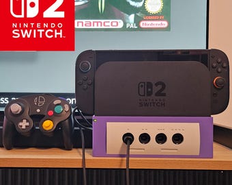 Nintendo Switch 2 Gamecube Dock Stand With Working Controller