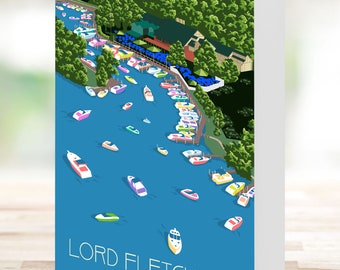 Lord Fletcher's, Lake Minnetonka Greeting Card