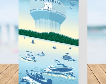 White Bear Lake, Minnesota Greeting Card