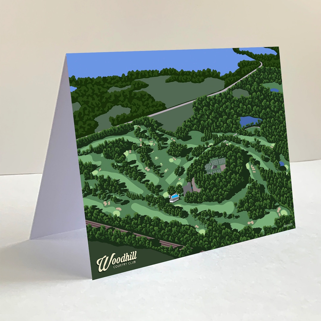 Woodhill Country Club Wayzata Minnesota Greeting Card Etsy