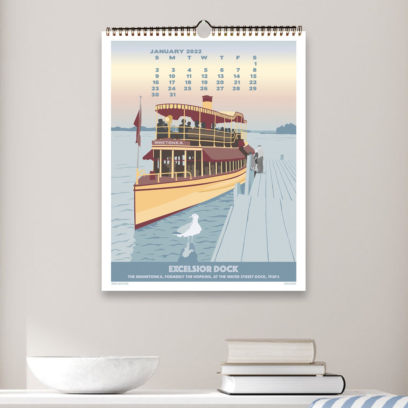 2022 Lake Minnetonka 11x14 Poster Calendar Showcasing | Etsy