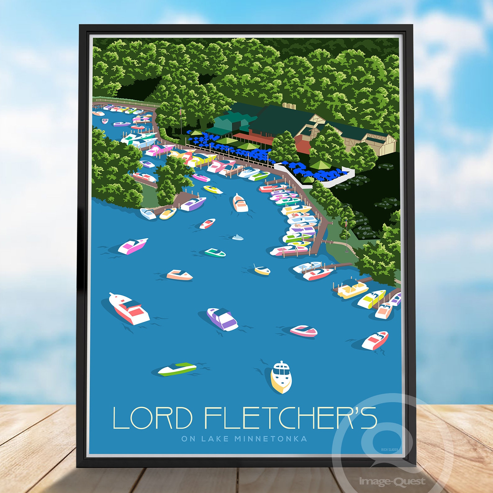 Lord Fletcher's Lake Poster by Rich Sladek Etsy