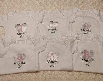 milestone baby vests