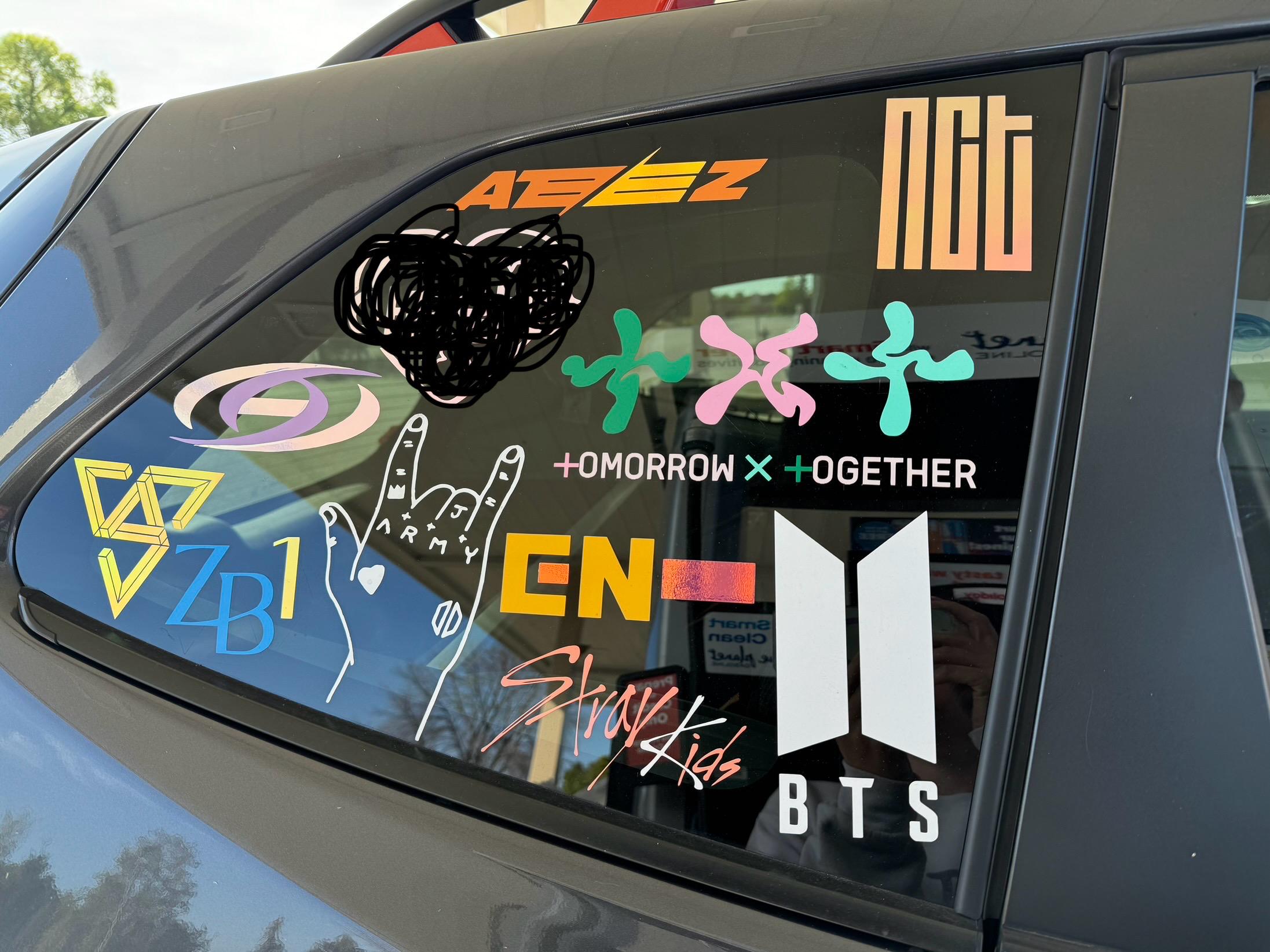 Custom K-pop Vinyl Sticker Decal - Etsy