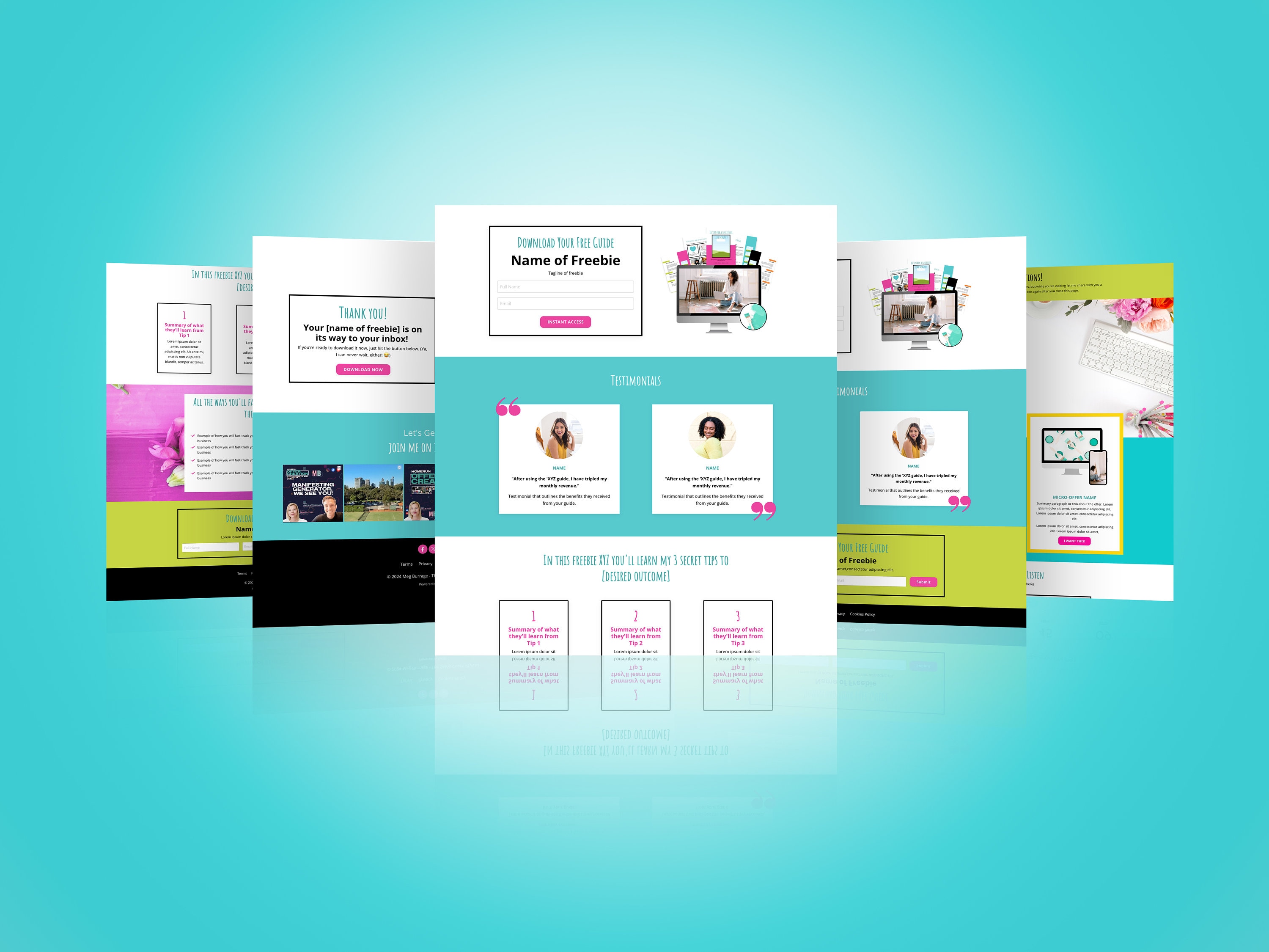 FREEBIE FUNNEL (aka Lead Magnet) for Kajabi. Your 