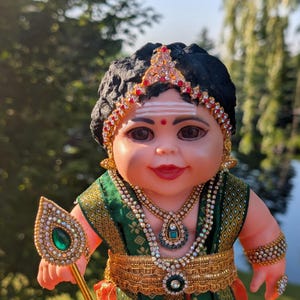 Murugan doll / Indian god / Ganesha doll  / Krishna doll / Golu doll / desidolz/ Indian home decor / pooja decor/ navarathri dolls / krishna