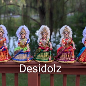 Lakshmi doll  / bommala koluvu/ cloth dolls / Indian golu doll / golu doll / pooja dolls / Ammavaru/varamahalakshmi /Varalakshmi nombu