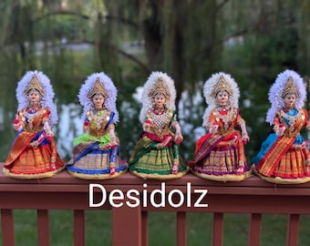 Lakshmi doll  / bommala koluvu/ cloth dolls / Indian golu doll / golu doll / pooja dolls / Ammavaru/varamahalakshmi /Varalakshmi nombu