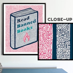 Read Banned Books - 8 x 10&quot;