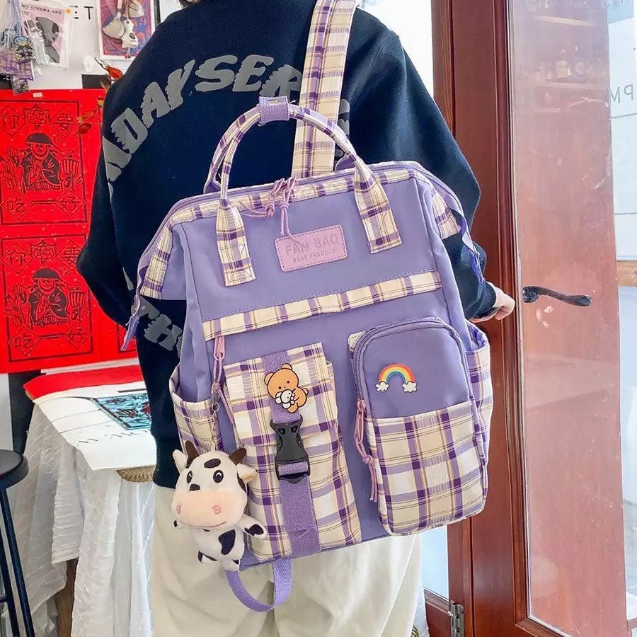 kawaii clear backpack