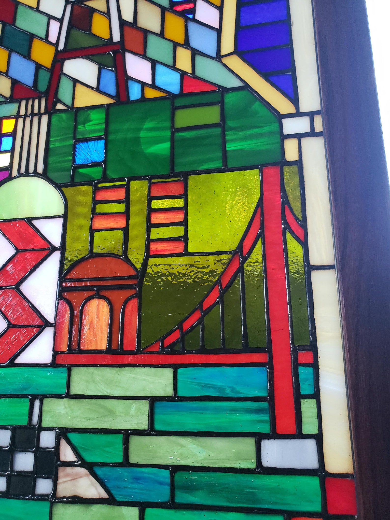 Stained Glass San Francisco Skyline Etsy