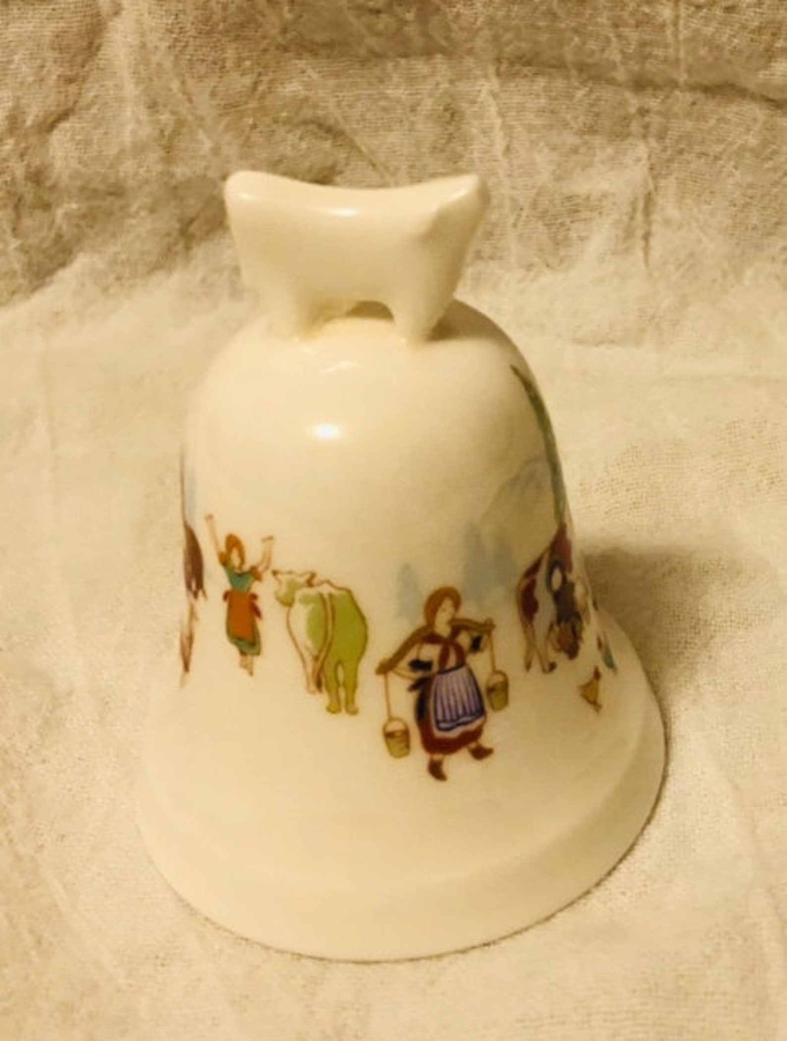 Vintage Small Christmas Bell 1980 Etsy