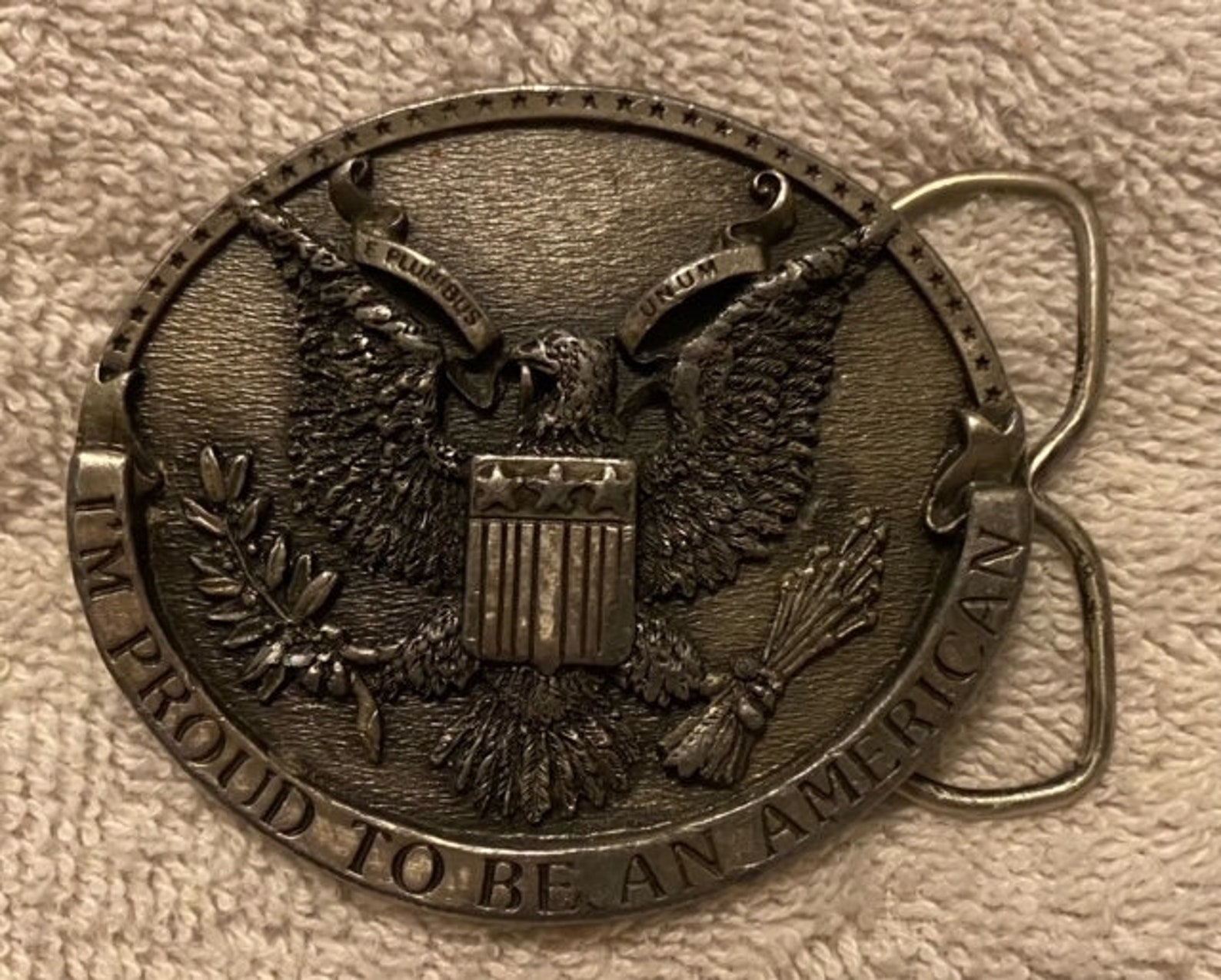 Three Brass American Eagle Belt Buckles Etsy