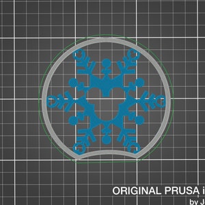 Christmas Mickey Snowflake Ears - 3D Print File