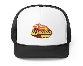 Delulu Y2k Trucker Caps, Delulu is the Solulu gift and hat