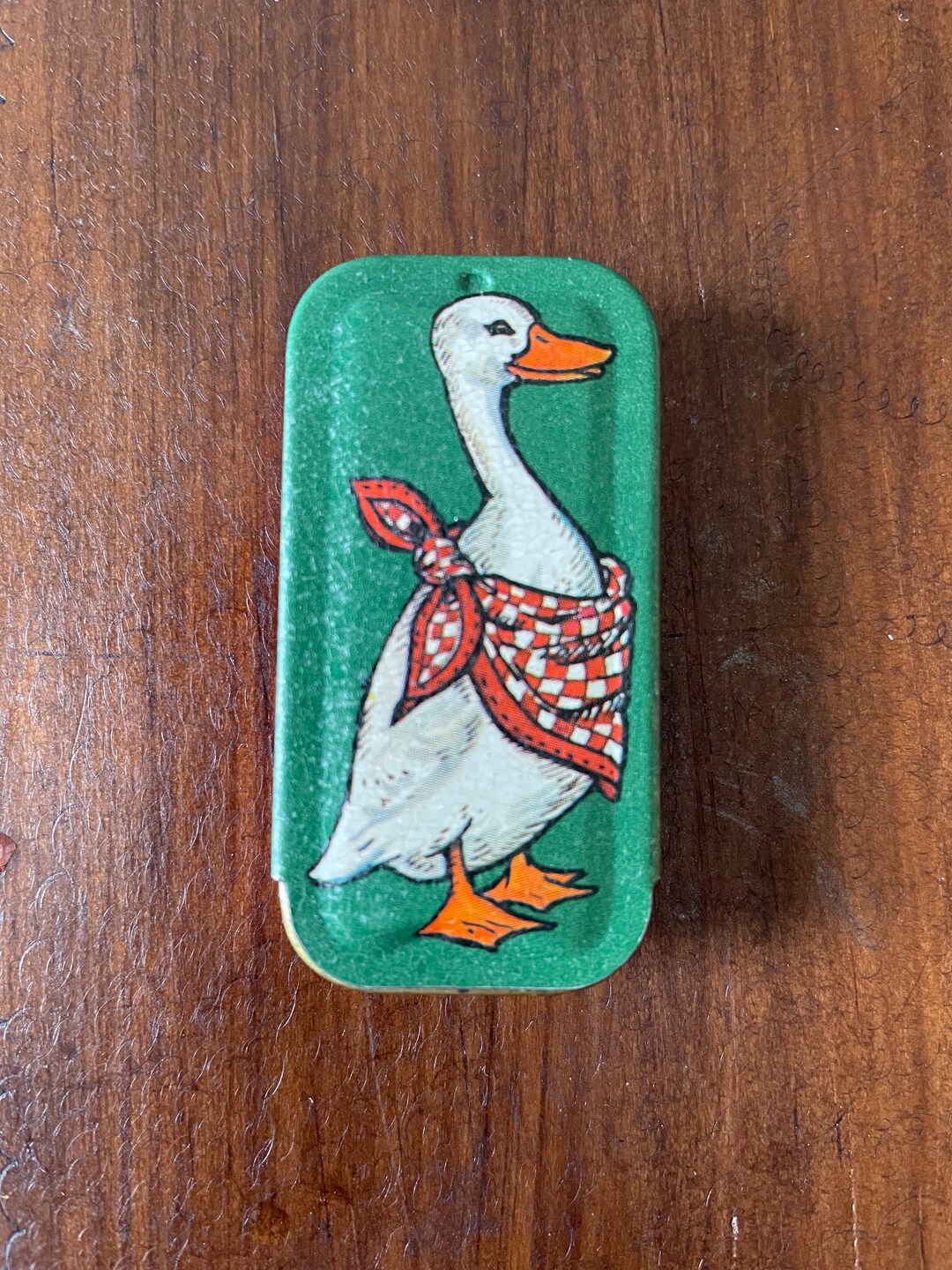 Slide Tin Potpourri Press, Goose Tin, Collectible Tin, Small Lip Gloss Tin, Potpourri Press