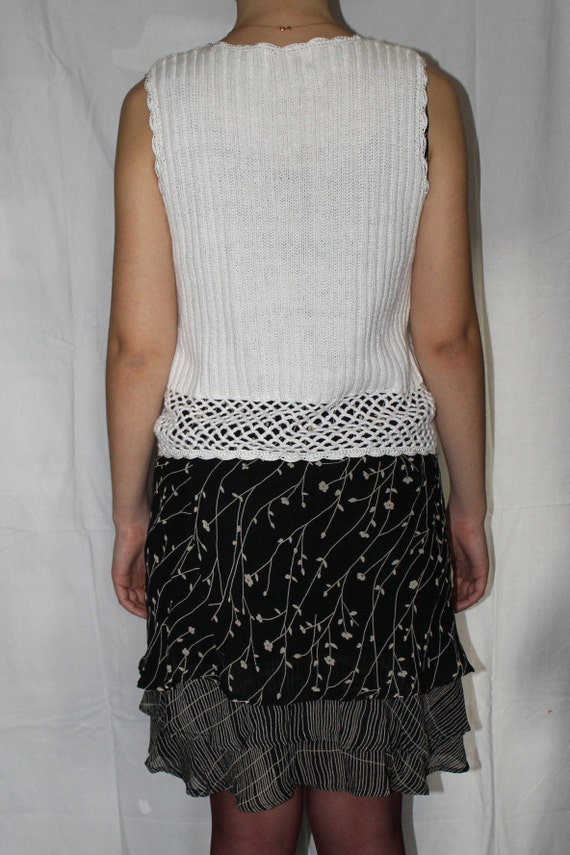 90s vintage knitted vest by René Derhy Paris - image 5