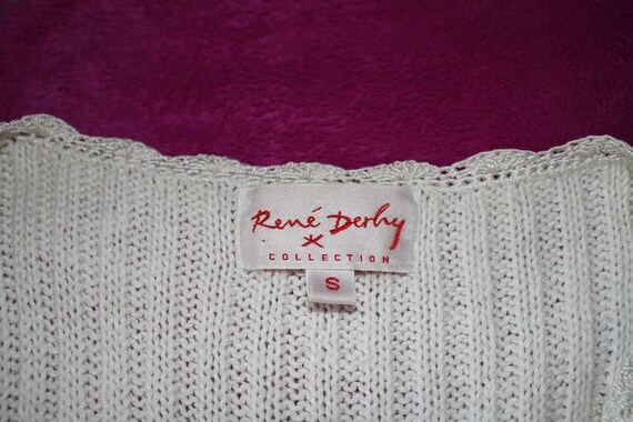 90s vintage knitted vest by René Derhy Paris - image 9