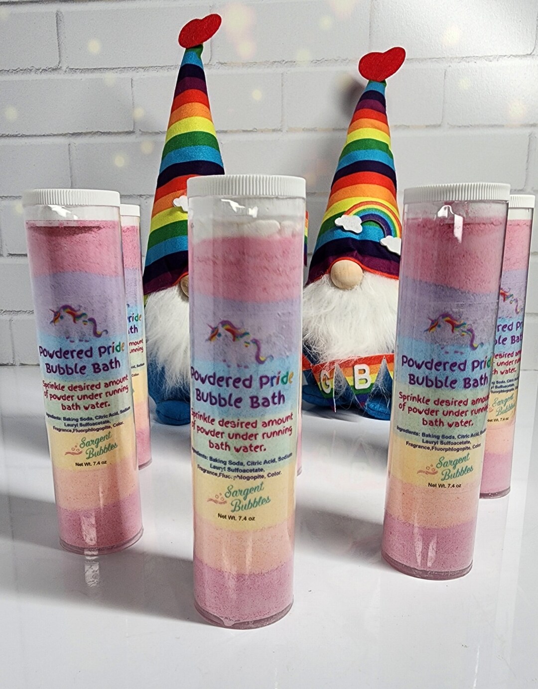 Pride Rainbow Bubble Bath Powdered Buubble Bath LGBTQIA Etsy