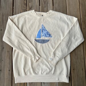 Printed Sweatshorts - Sailboats Night
