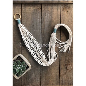 Open Knot Macrame Plant Hanger | boho bohemian decor gift ideas spring cactus succulent holder planter hanging pot plant lover mother's day