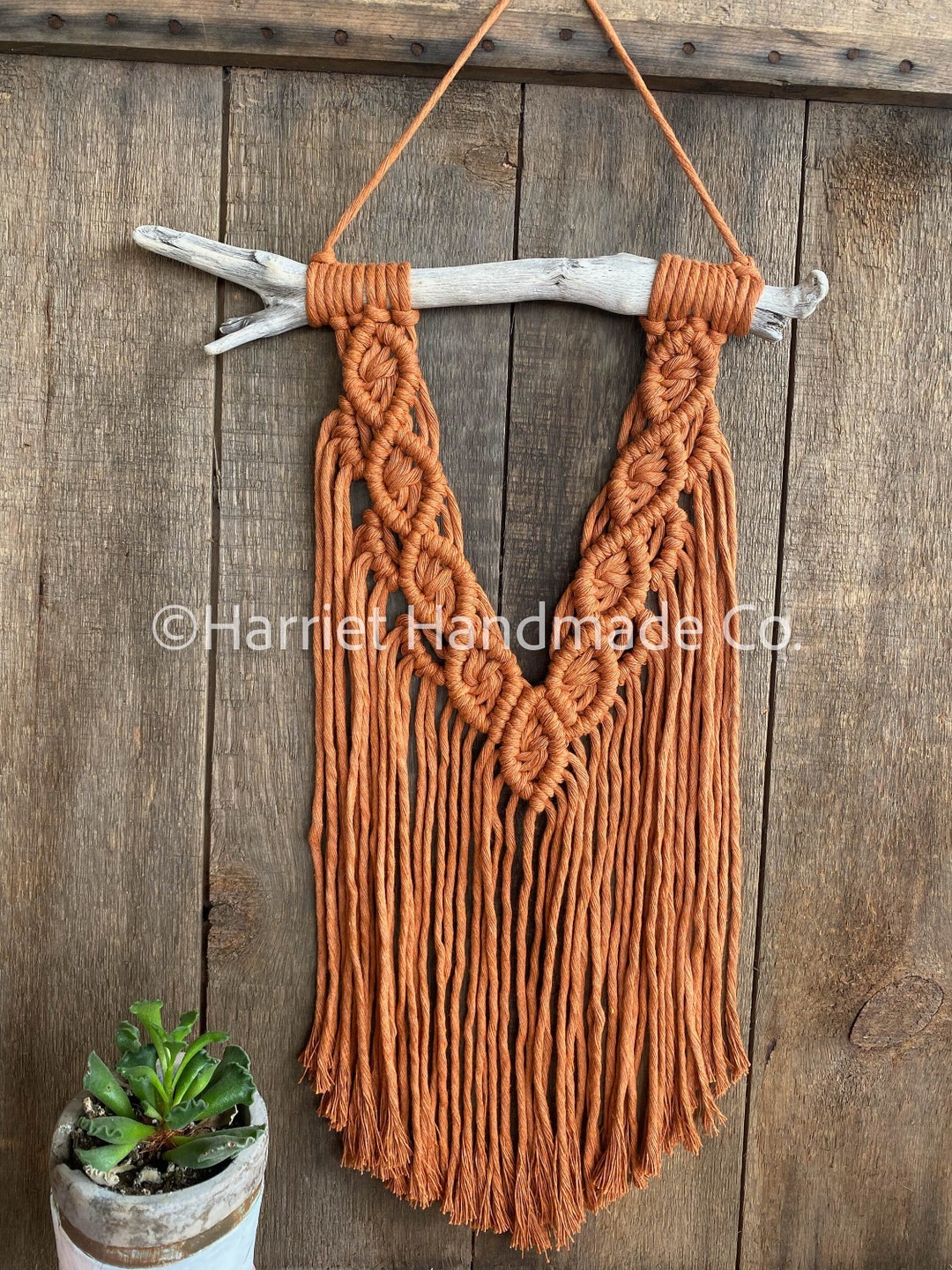 Photo inspiration: Gallery Detail: Large Custom Color Macrame Wall Hanging On Driftwood Boho Bohemian