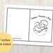 Printable Mother's Day Card Black and White Printable PDF Card Digital ...