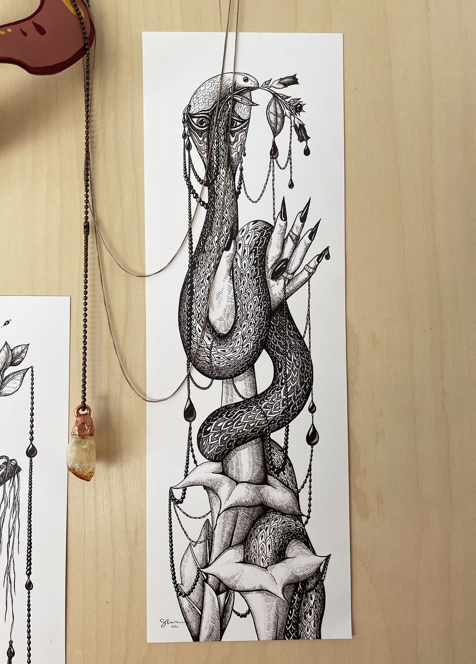 Sister Serpent Art Print - Etsy