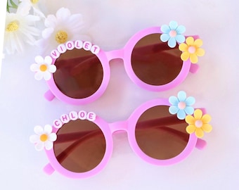 Bunte Kleinkind Sonnenbrille für Mädchen, Kinder Ostern Geschenk, Kinder Sonnenbrille, Ostern Korb Stuffer, Baby Sonnenbrille, Gänseblümchen Schmuck, Sonnenbrille