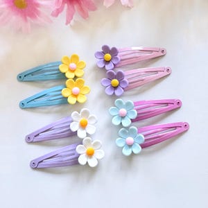 Resin Flowers Hair Clip - Etsy