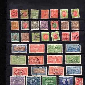 Iceland stamp collection