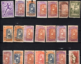 French Somali coast and more stamp collection