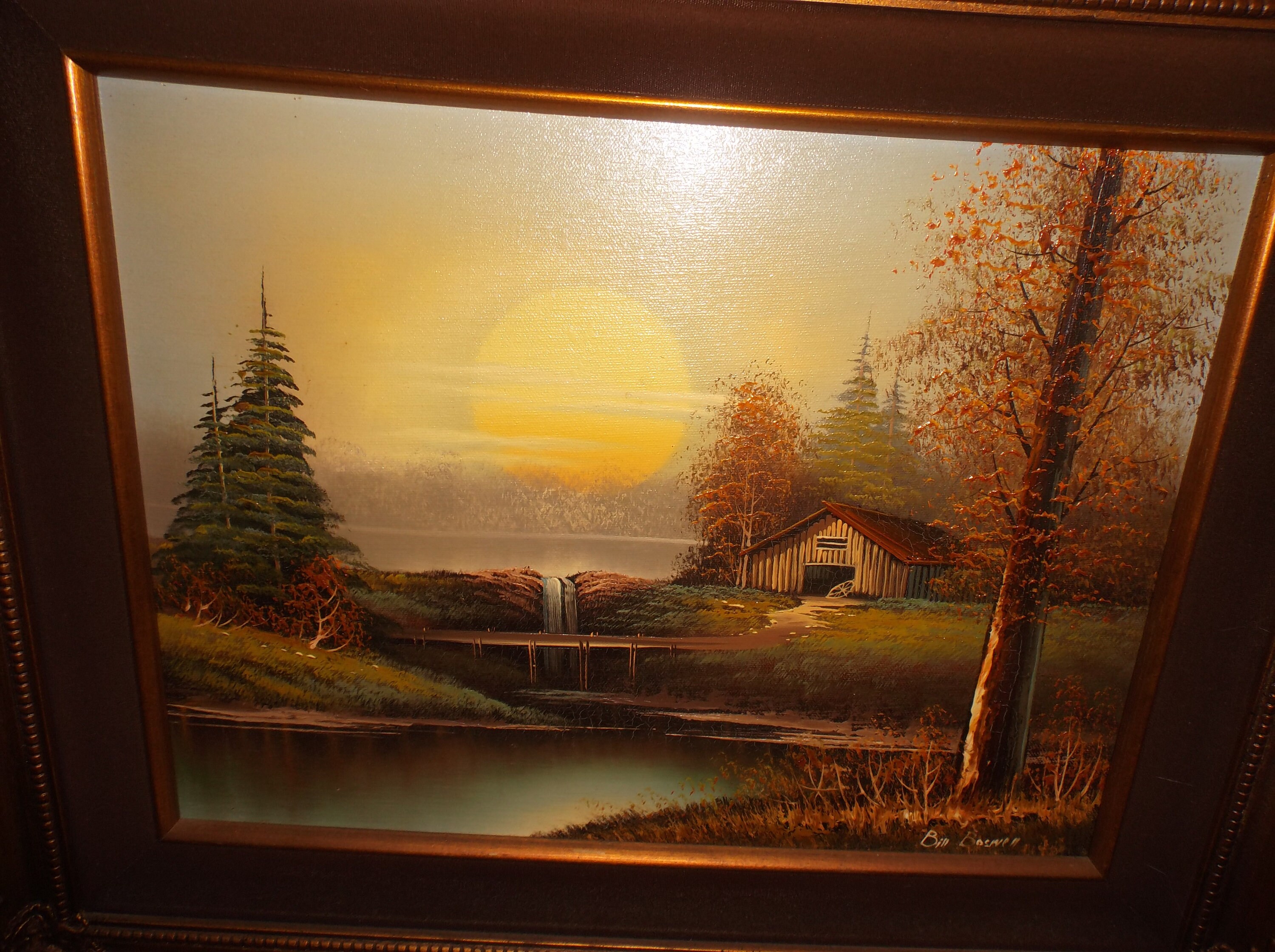Bill Boswell original oil painting registered Etsy