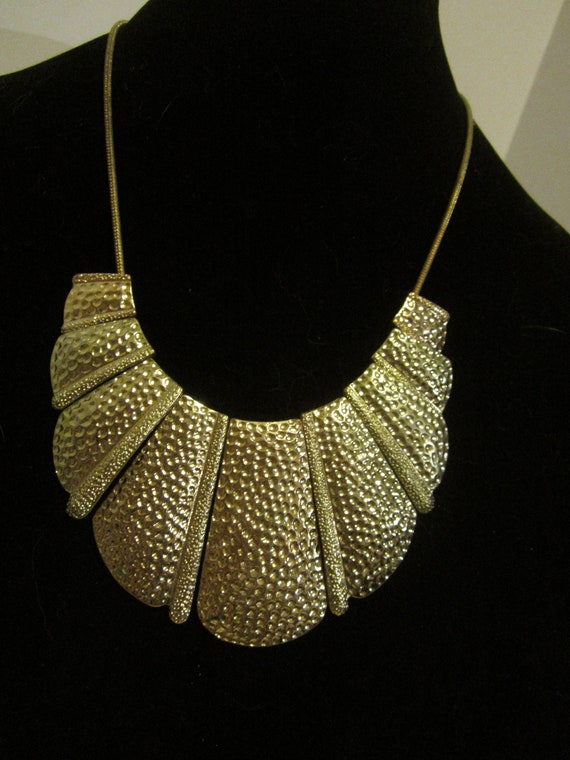 Gold*toned fashion necklace