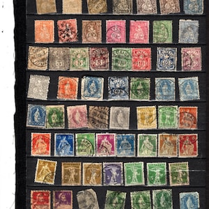 Switzerland stamp collection