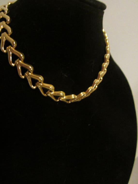 Fashion* gold toned chain necklace - image 3