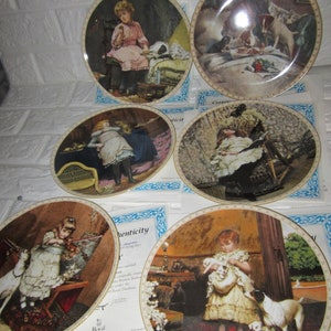 Royal Doulton Fine Bone China collector plates set of six